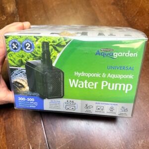 Pennington AquaGarden 30W Water Pump Universal 500 GPH Hydroponic Aquaponic